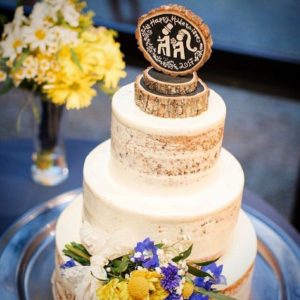 Hiking Wedding Cake Topper featuring the National Parks