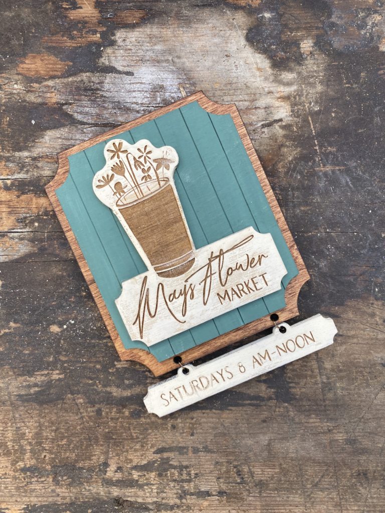 Jen Bell's Holly Hills Lane Spring Tiered Tray Signs May's Flower Market